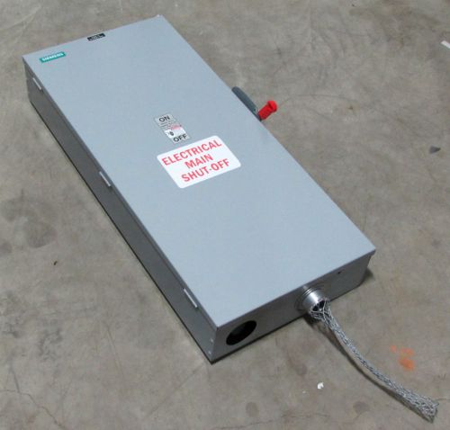 Siemens HF325N 400A 240V 3P 4W Heavy Duty Safety Switch Disconnect NEMA 1 Indoor