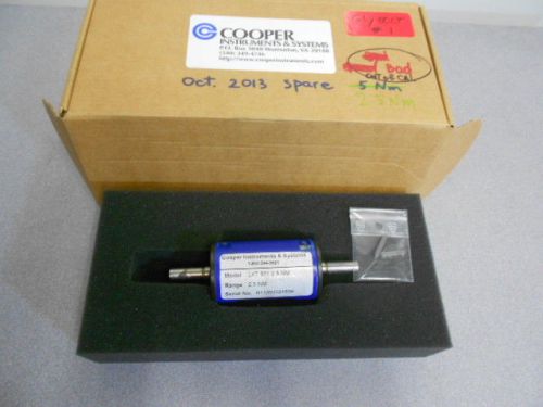 Cooper instruments &amp; systems lxt 971-2.5 nm series rotating torque load cell for sale