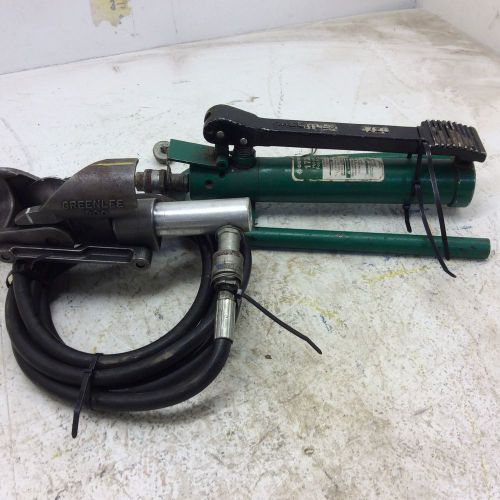 (1) Greenlee 800 Hydraulic Cable Bender 1725 Foot Pump, High Pressure Hose Unit