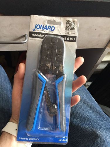 JONARD UC-864 Ratcheting Crimper, 28-22 AWG, 7-1/4 In L FREE SHIP