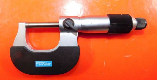 Fowler Vernier Outside Micrometer, 0- 1&#034; x 0.0001&#034;, Swiss, 52-229-201, /HV1/RL