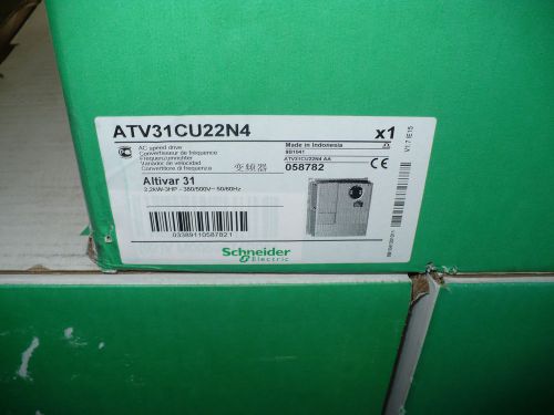 Schneider ATV31CU22N4, AC Variable Frequency Drive, VFD, 3HP, 380-500V, New