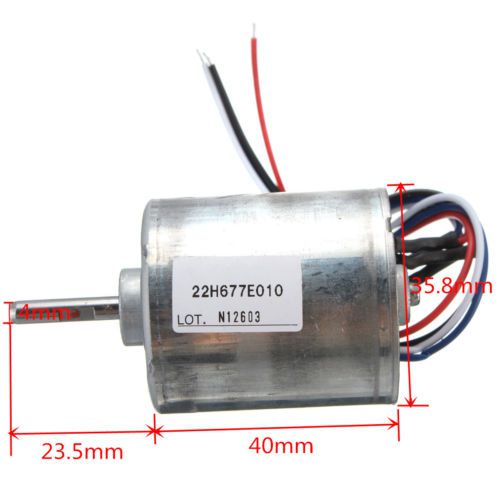 DC 6-12V Internal Drive Inner Rotor DC Brushless Motor (Reversible) High torque