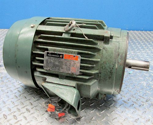 10 HP RELIANCE DUTY MASTER ELECTRIC MOTOR 1735 RPM 1-3/8&#034; SHAFT DIAMETER