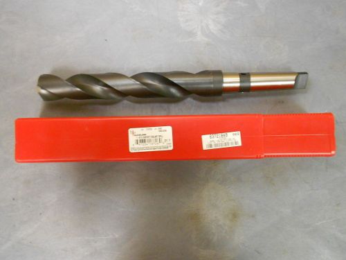 Cleveland HSS 1-9/16&#034; 5MT Notched Morse Taper Shank Drill Black Oxide C13726