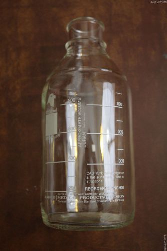 MEDICAL 1000ML BOTTLE CHEMISTRY AMSCO DURAN AUTOPOUR WEST GERMANY STERILIZER NEW