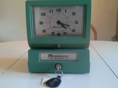 Acroprint time clock model 150 nr4 for sale