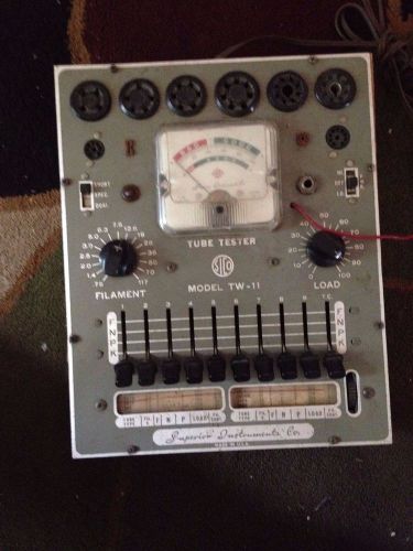 superior tw - 11 tube tester