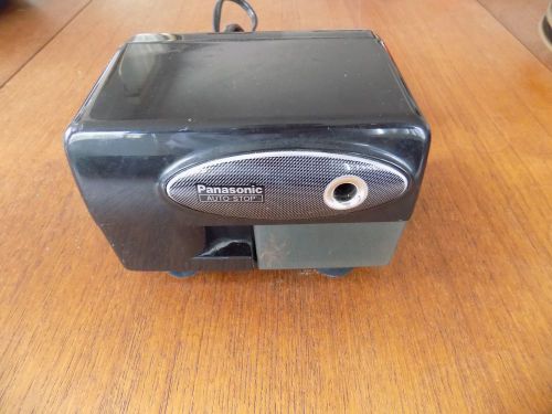 Panasonic Pencil Sharpener KP-310 Black Tested Works Great