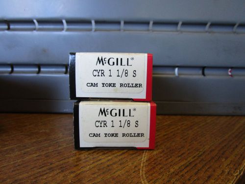 NEW MCGILL CAM YOKE ROLLER CYR 1 1/8 S LOT OF 2