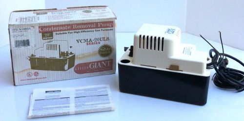 Little giant condensate condensation pump vcma-20uls 554425 usa made for sale