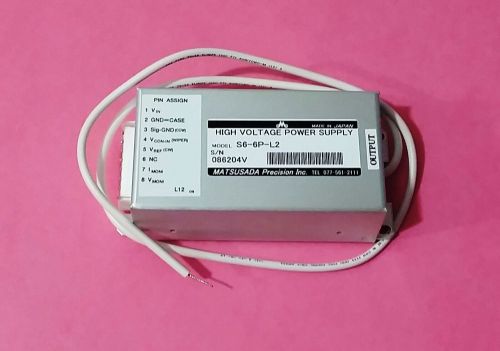 New Matsusada Precision S6-6P-L2 HV Power Supply Case C3B