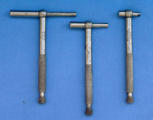 THREE MACHINIST MASTER PRECISION TOOL CO.  TELESCOPING GUAGES