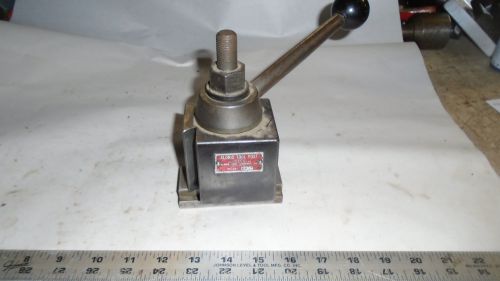 MACHINIST LATHE MILL Machinist  Aloris BXA Quick Change Lathe Tool Post Holder