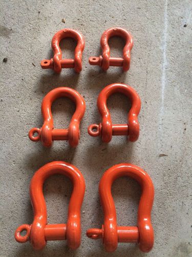 Cm Screw Pin Anchor Shackle Sizes:1-1/2&#034; 20 Ton X2 1-1/4 14 Ton X2 1&#034; 10 Ton X2