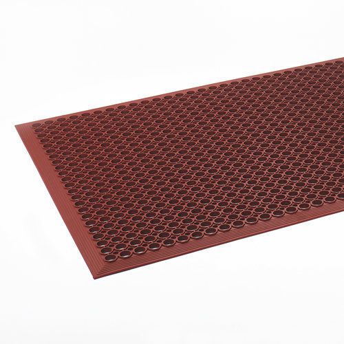 Crown CWNWSCT35TC Terra Cotta Safewalk-Light Heavy-Duty Anti-Fatigue Mat,