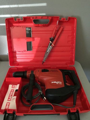 Hilti TE70 Demolition Rotary Hammer Drill Kit New