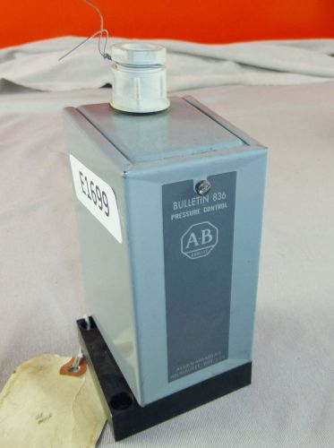 New - Allen - Bradley Bulletin 836 - A2A Pressure Control Series A