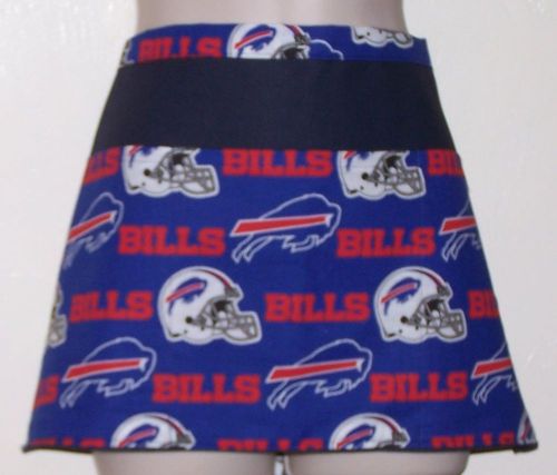 3230 Hand Made waitress half  APRON,3 pockets, NFL BUFFALO BILLS