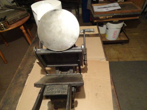 Letterpress Vintage Rare Kelsey 5&#034;X8&#034; Excelsior Table Top Printing Press &amp; Rlrs