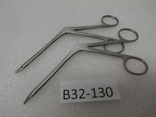 JARIT 440-202 Alligator Scissors 4&#034; Right &amp;440-204 Left angle  Nasal Instruments