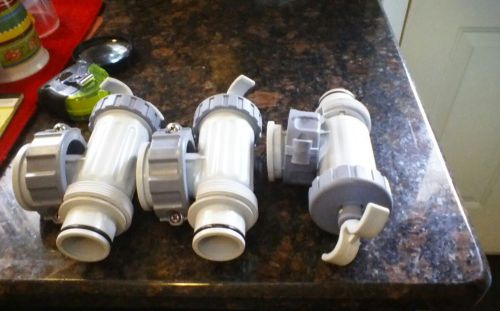 3 PVC shut off valves