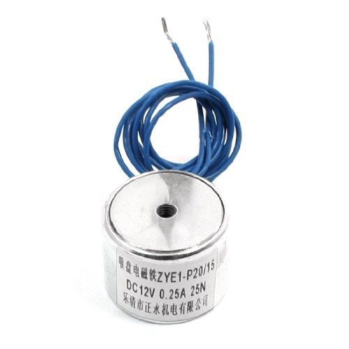 25n sucking disc solenoid lift holding electromagnet dc12v 0.25a for sale