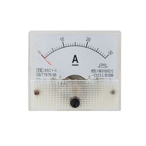 Dmiotech 85c1-a analog current panel meter dc 30a ammeter ampere tester gauge for sale