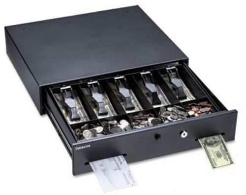 SteelMaster Alarm Alert Steel Cash Drawer With Deadbolt/Push-Button Release -