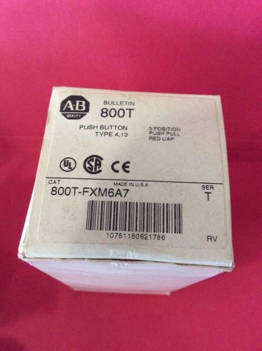 Allen Bradley Push Button 800T-FXM6A7 Ser T  Type 4 13