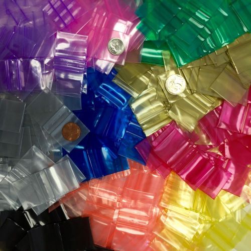 12510 ZIPLOCK PLASTIC BAGS BAGGIES 300 CHOOSE COLOR 2.5ML GuaranteBuyNoRegrets