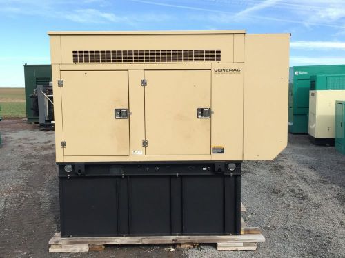 –30 kW Generac Generator, Skid Mounted, Base Fuel Tank, Sound attenuated, Pha...