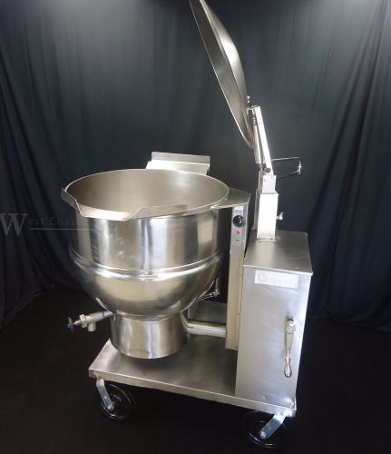 Groen dht/1-60 gas 60 gallon steam jacketed tilt kettle soup bean excellent!! for sale