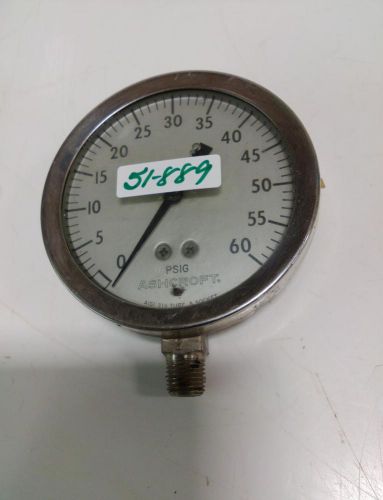 ASHCROFT 0-60 PSIG PRESSURE GAUGE