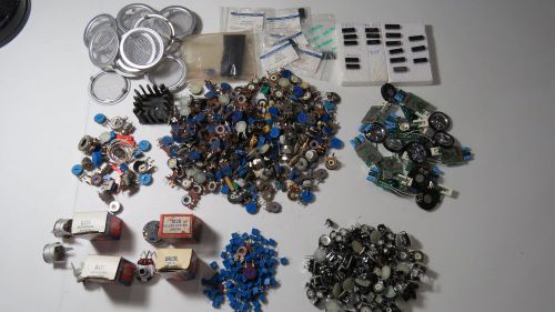 Lot of Vintage Electronic  Piher Bourns 100k 5k Single Trim Pots Potentiometer