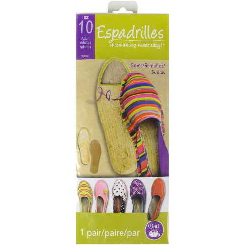 Espadrille Soles - Adult-Size 10