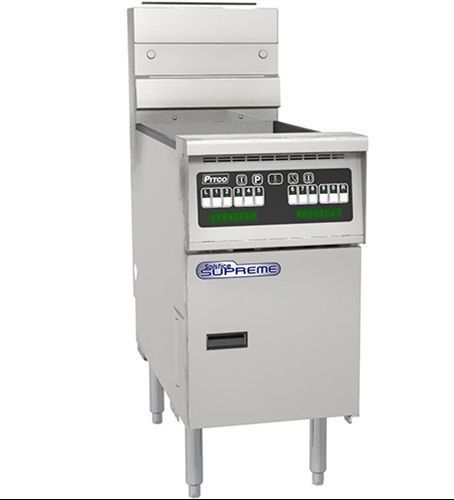 Pitco 6-ssh75c-s/fd high efficiency fryer system with filter system gas (6)... for sale