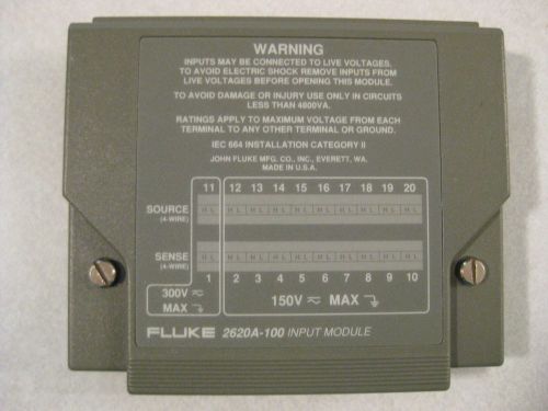 Fluke 2620A-100 Input Module