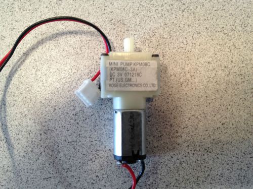 Mini Pump KPM08C-3A  Rated Volt. 3.0 VDC  KOGE Elec. Co. LTD