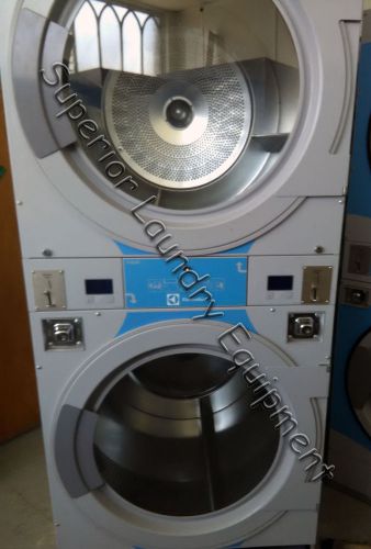 Electrolux t5420s 50lb stack dryer, compass pro, coin, 120v, gas, reconditioned for sale