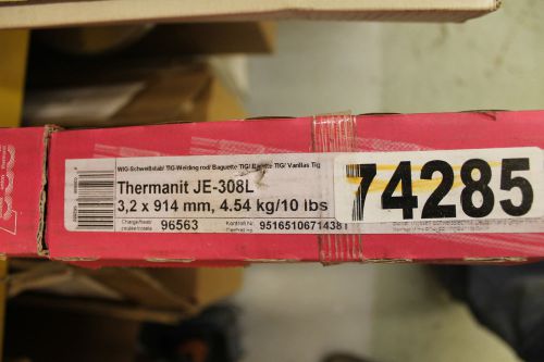 BOHLER THYSSEN THERMANIT 74285 JE-308L 10 POUNDS WELDING ROD