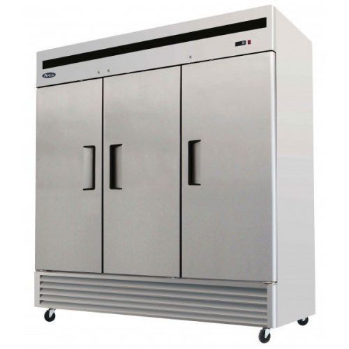 Atosa USA MBF8504 B-Series Stainless Steel 82-Inch Three Door Upright Freezer