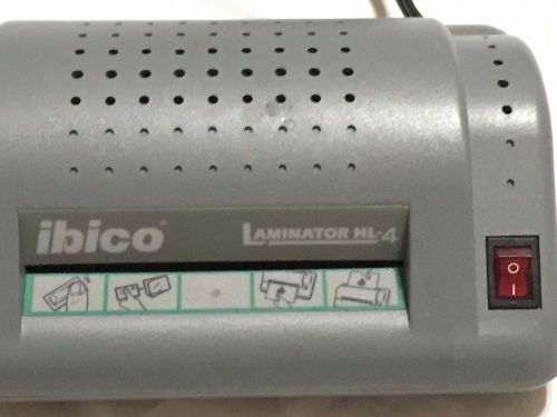 IBICO LAMINATOR HL-4 LAMINATING MACHINE 7&#034; - TESTED