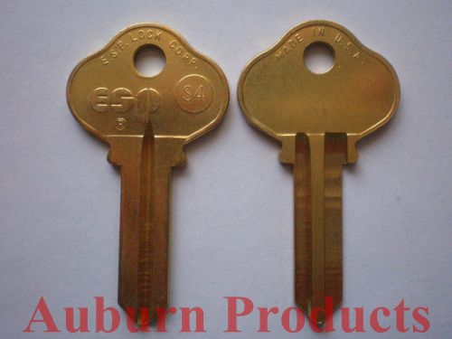 S4 SARGENT KEY BLANK / 5 KEY BLANKS / BRASS FINISH