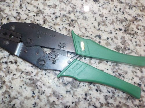 Greenlee 46800 Kwik Cycle Coax Ratchet Crimper Tool With Dies RG58/59/62AU