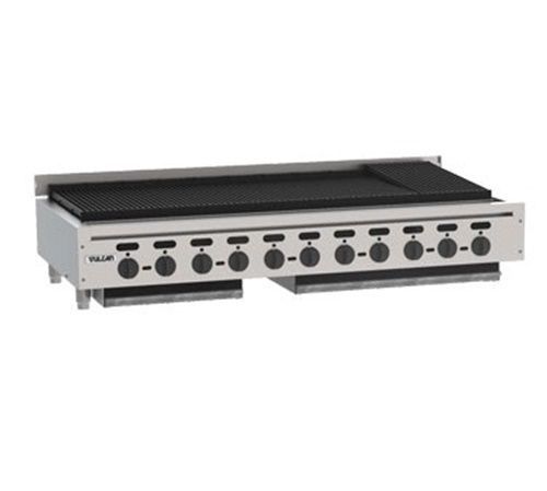 Vulcan VACB60 Achiever Charbroiler countertop 62-1/8&#034; (11) cast iron 17,000...