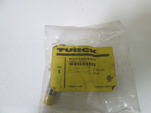 TURCK PROXIMITY SWITCH SENSOR NI4-G12-AZ31X-B3131 *NEW IN BAG*