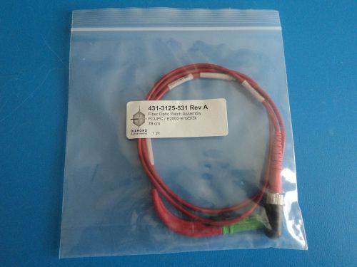 DIAMOND 431-3125-531 Fiber Optic Patch Assembly FCUPC / E2000 9/125/3K - 78 cm