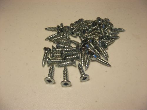 #8x3/4 Twinfast Tapping Screws Flat Head Hard Zinc Plated (50)