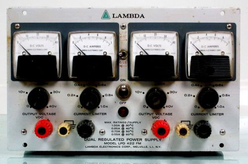 Lambda LPD 422 FM Dual Regulated Power Supply